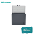 Hisense 199L Chest Freezer Grey | FC198SH