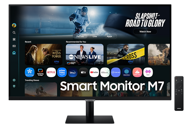 Samsung 32 inch Smart Monitor M7 M70F black front