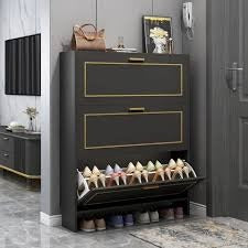 Bucket Flip Shoe Rack Cabinet Luxury Large Capacity Storage Shoe Rack Organizer