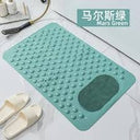 Bathroom Anti-Slip Mat with Lazy Scrubber. Non-Slip Rubber Bath Mat