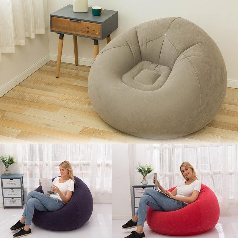 Lazy Inflatable Sofa Seat Inflatablke Bean Bag With Pump