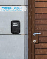 Weatherproof Wall-mounted Key Lock Box Safe