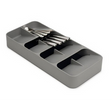 Joseph Joseph DrawerStore large cutlery organiser in grey, product photo.