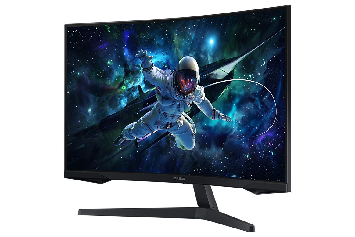 Samsung 32 inch Odyssey G5 G55C curved angle