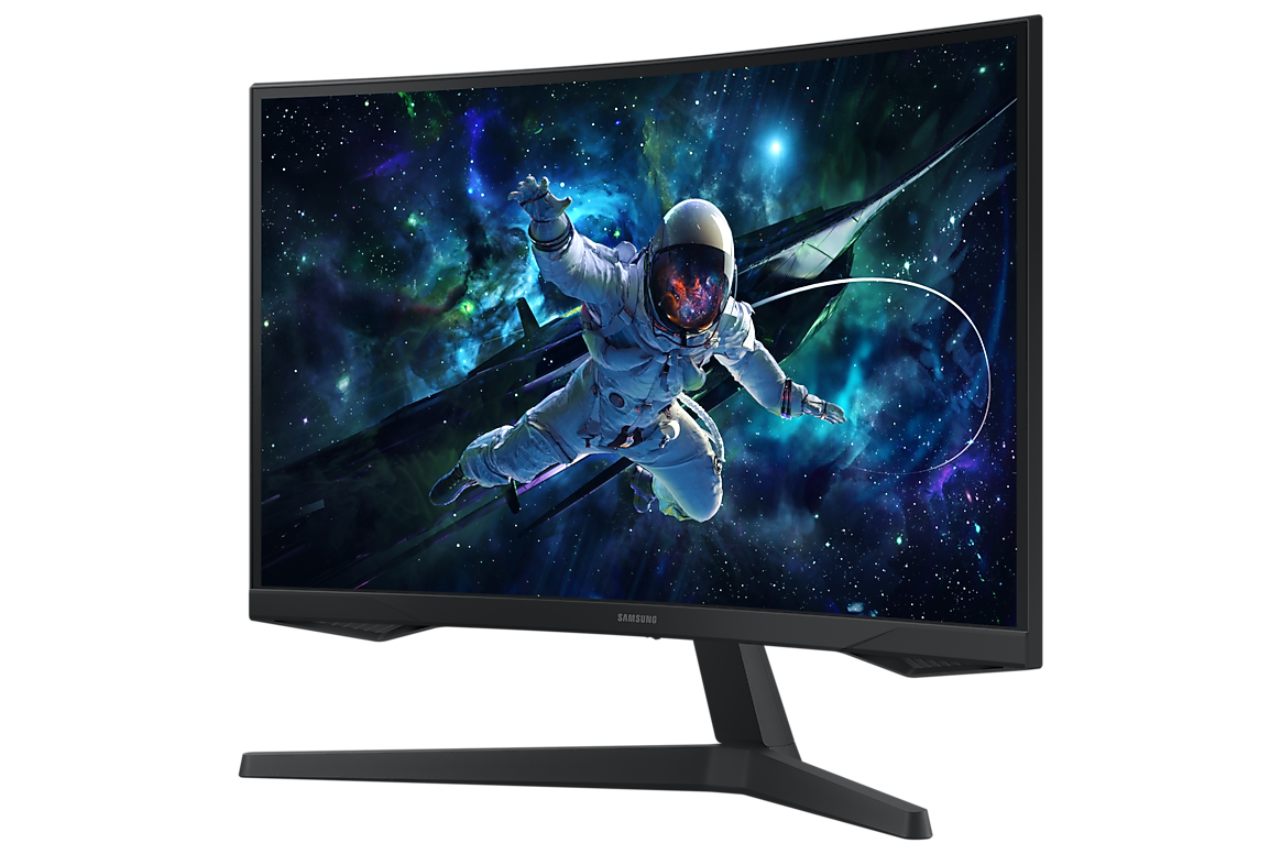 Samsung 27 inch Odyssey G5 G55C curved angle