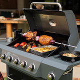 5 Burner Patio Gas Braai Outdoor Grill Choma Burner