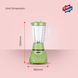 Sanford 3-in-1 Blender, Mincer & Mill | 1600ml Jar | 400W Motor | 2-Speed Control | Stainless Steel Blades