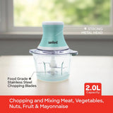 Sanford 500W Multi-Function Chopper & Mixer with 2L Glass Bowl and Stainless Steel Blades