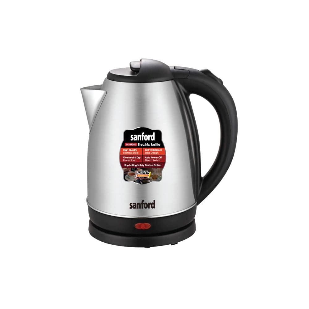 Sanford 1.8L Electric Kettle (1500W) – Stainless Steel Fast Boil