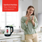 Sanford 1.8L Electric Glass Kettle with Auto Shut-Off and Indicator Light
