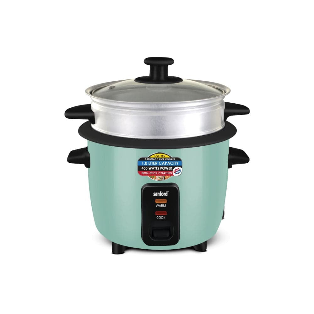 Sanford 1.0L Electric Rice Cooker With Steamer