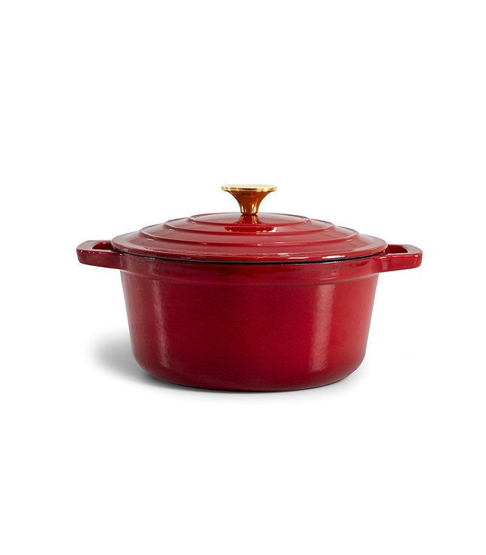 Enameled Oval Dutch Oven Pot with Lid and Dual Handles, Cast Iron Dutch Oven for Cooking, Bread Baking, Non-stick Enamel Coated Cookware