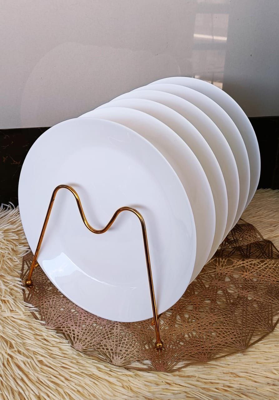 Kitchen Starter Set: 6 Plates, 6 Luminarc Mugs and 24 Piece Cutlery Set