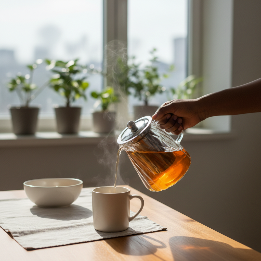 Danny Home Tea Infuser with Sieve 860ml Stainless Steel Strainer Kenya