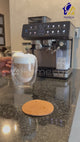 DSP 3-in-1 Fully Automatic Espresso Machine Built-in Grinder, Milk Frother & One-Touch Cappuccino Stainless Steel Coffee Maker