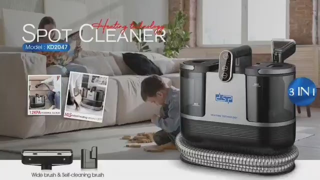 DSP 3-in-1 Steam Spot Cleaner – 1700W, Instant Heating, Powerful Suction – Multi-Purpose Carpet & Upholstery Cleaner in Kenya