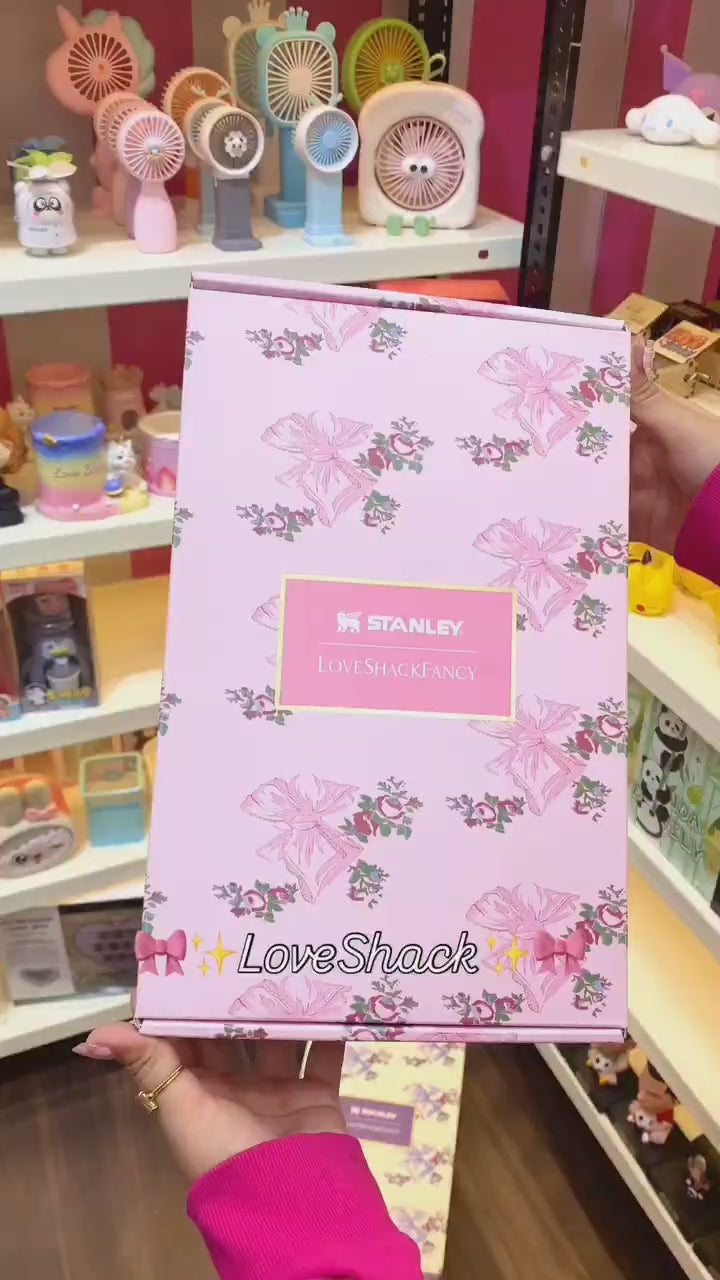 Stanley x LoveShackFancy Tumbler – 1.2L Floral Vacuum-Insulated Mug with Straw Lid