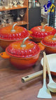 9PCS NSFE PUMPKIN Granite cookware set