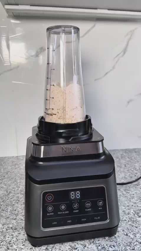 Ninja Auto-iQ Kitchen System 3-in-1 1200W, 2.1L Blender, 2L Food Processor with Dough Blade and 700ml Nutri Cup