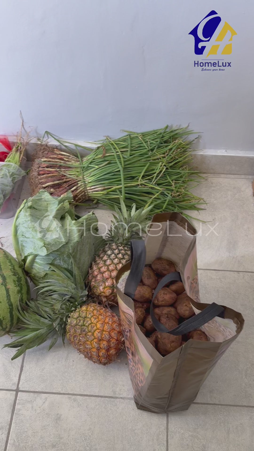 Rotating Vegetable Rack & Fruit Storage Basket Organizer