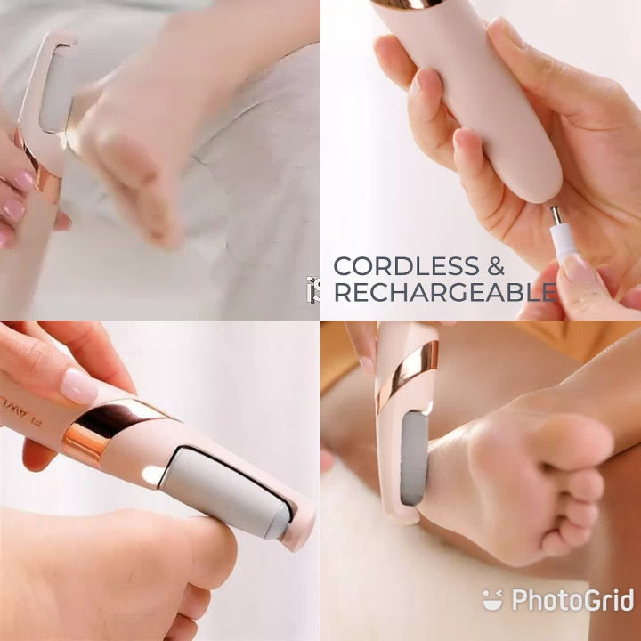 Electric cordless rechargeable callus remover