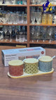 Danny Home Geometric Seasoning Canister Set 10pcs Spice Jars with Stand Kenya