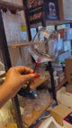 Elegant Burgundy Lhotse Crystal Wine glass Red Stem