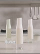 Glass Oil Bottle Automatic Opening Oil & Vinegar Dispensers Condiment Container