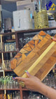 Wood Mosaic Chopping and Serving Board