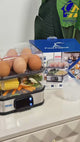 2-Layer Electric Egg & Food Steamer – 8-Egg Top Tier, 2.5L Steaming Basket, LED Touch Display with 3 Egg Modes | Kenya