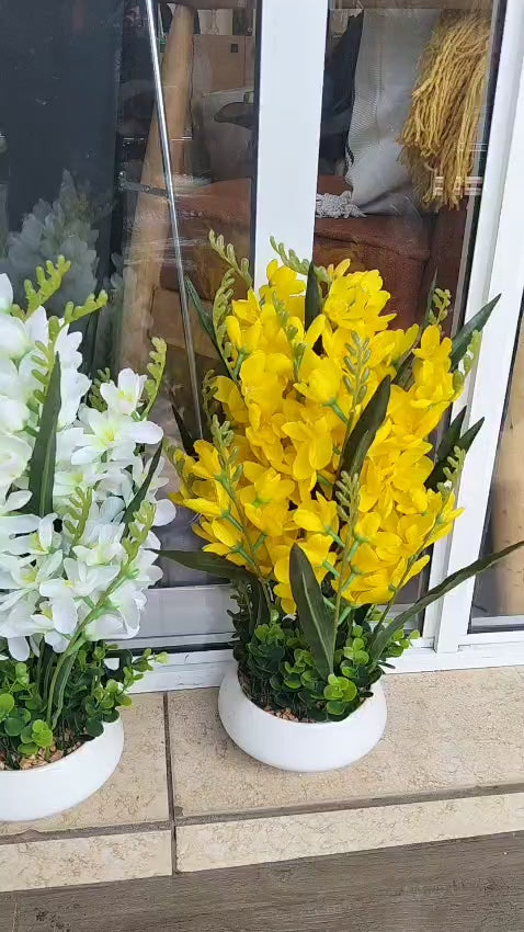 Table Top Big Potted Flowers