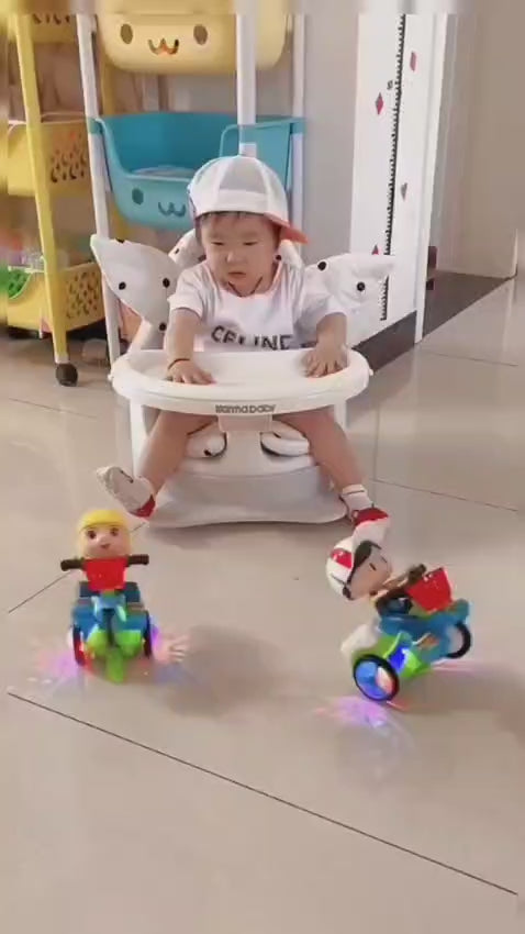 Tricycle stunt toy