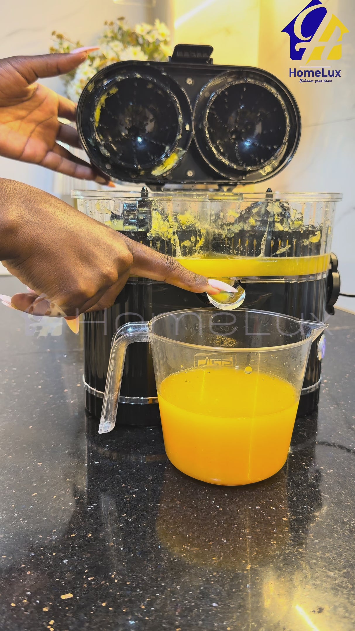 DSP Auto Lift Citrus Juicer – Dual Cone Electric Orange & Lemon Juicer with 800ml Jug and Pulp Filter | Kenya