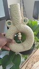 Donut Decorative Ceramic Vase With Bead Garland