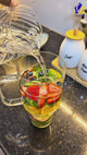 Danny Home 1L Borosilicate Glass Tumbler with Handle, Lid & Straw