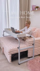 Adjustable Over Bed Desk Laptop Desk with Wheels