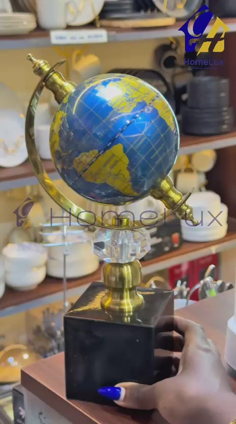 Luxury World Globe with Marble Base Elegant Home & Office Decor Gift
