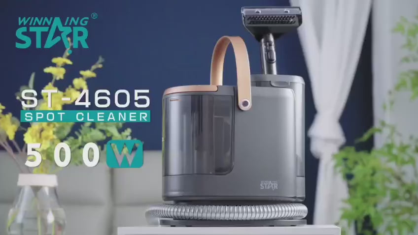 Winning Star ST-4605 Wet & Dry Spot Cleaner Kenya | 500W Carpet & Upholstery Cleaning Machine, 15kPa Suction, Self-Cleaning, Dual Tank Spot Cleaner, Car & Home Stain Remover, Fabric & Tile Cleaner Kenya