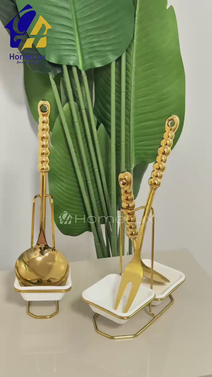 Ceramic Serving Spoon Holder