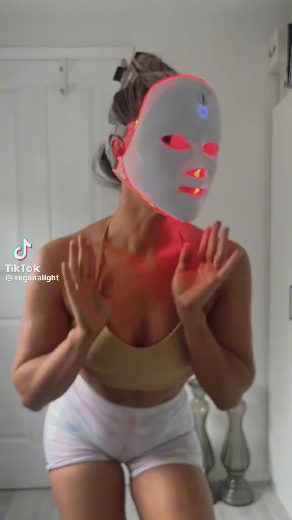 Original Wireless Rechargeable FaciaI LED Mask Red Light