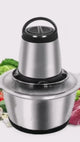 Stainless Steel Meat Blender Meat Mincer Grinder Electric Food Chopper For Meat Vegetables Fruits Nuts With 4 Sharp Blades, Meat Grinders With Bowl Heavy For Kitchen