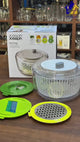 Joseph Joseph Multi-Prep 4-Piece Salad Preparation Set – Multicolour, Spinner, Spiraliser, Slicer & Grater Discs