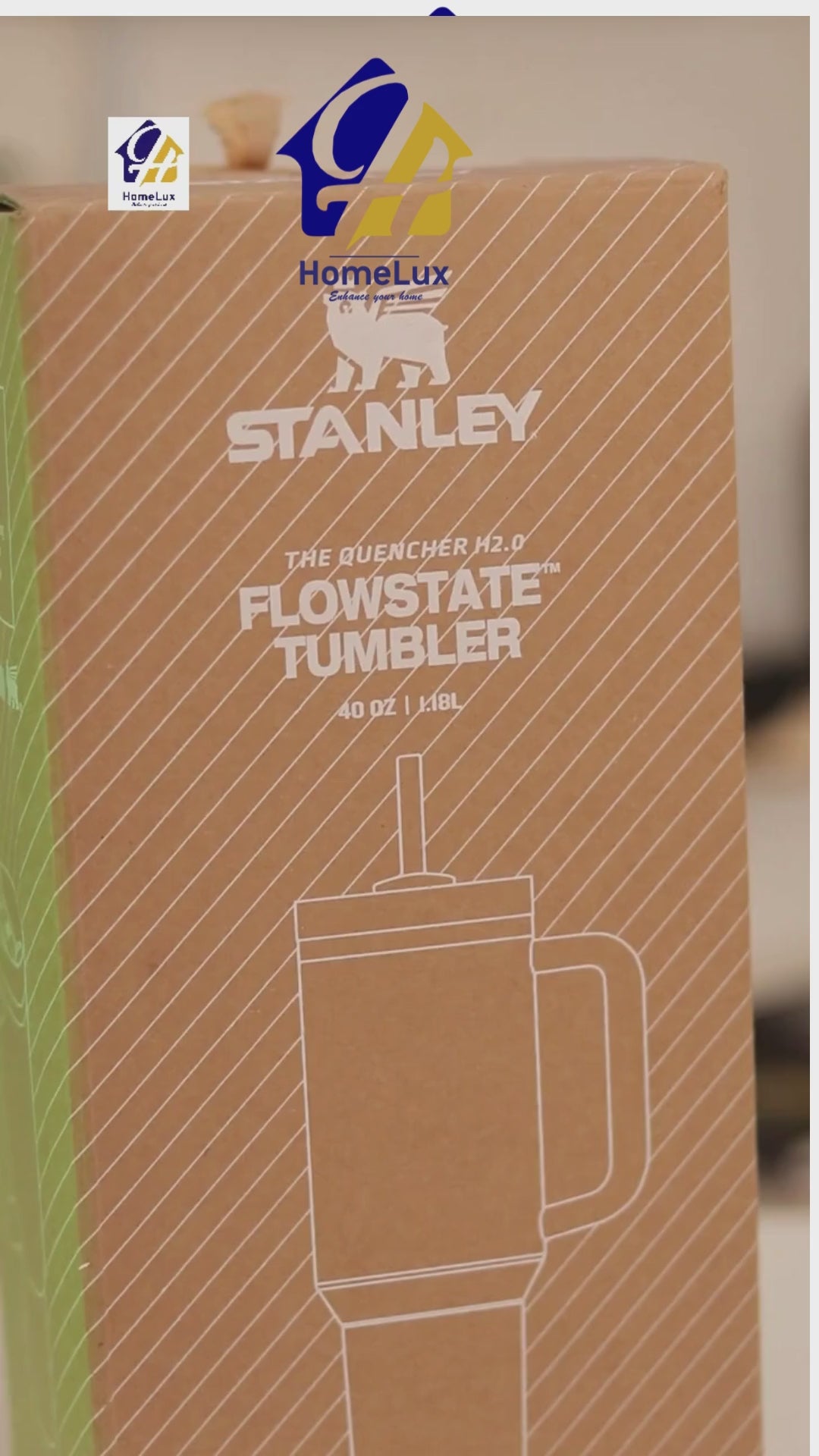 H2.0  1.2L Stainless Steel Tumbler Water Bottle Mug