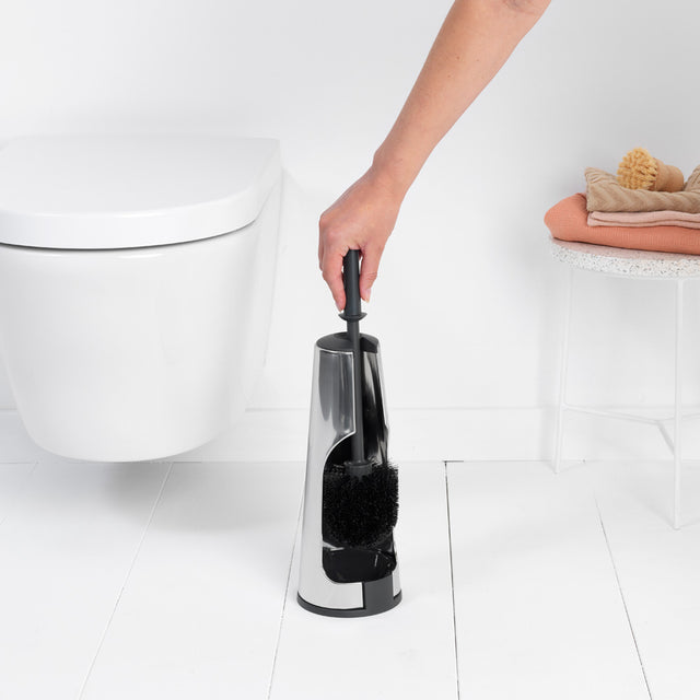Brabantia Toilet Brush & Holder Brilliant Steel — Homelux Kenya