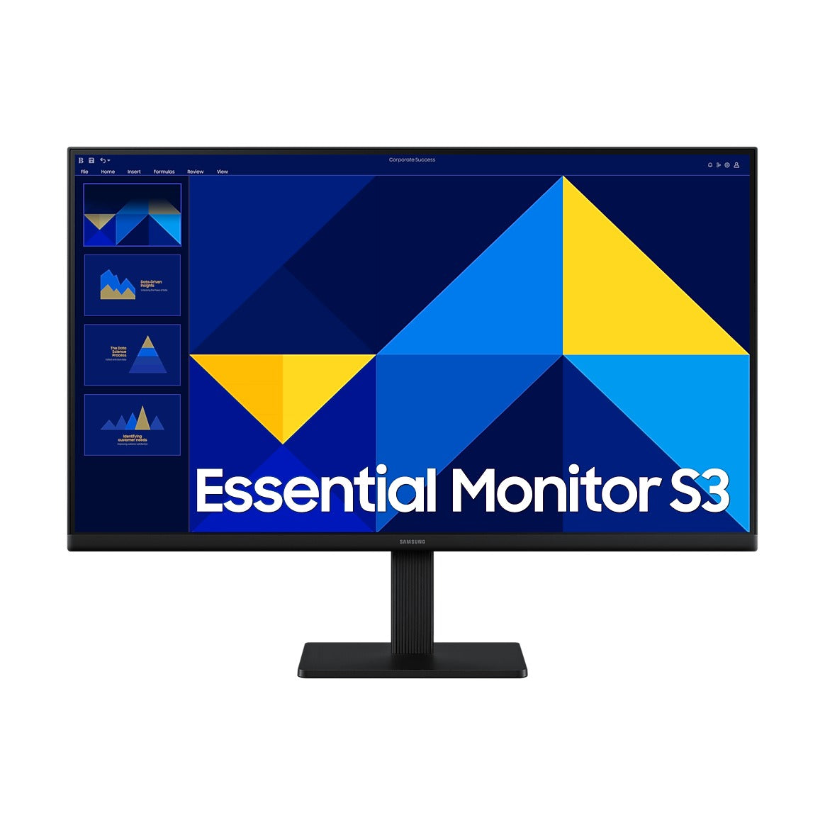 Home Office Bundle: Electric Standing Desk, Samsung 27 Inch Monitor and Ergonomic Chair