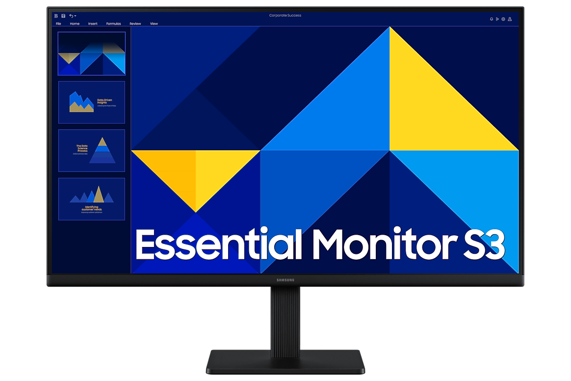 Samsung 27 inch Essential Monitor S3 S30GD front
