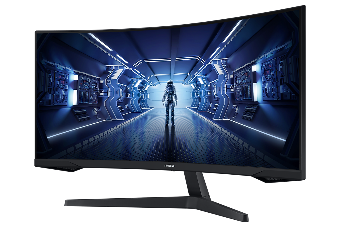 Samsung 34 inch Odyssey G5 G55T ultrawide angle