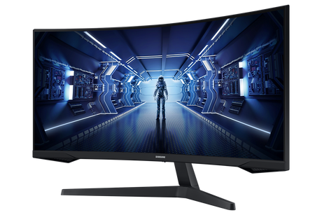 Samsung 34 inch Odyssey G5 G55T ultrawide angle