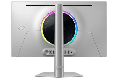 Samsung 27 inch Odyssey OLED G6 G60SD silver angle