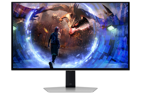 Samsung 27 inch Odyssey OLED G6 G60SD silver back